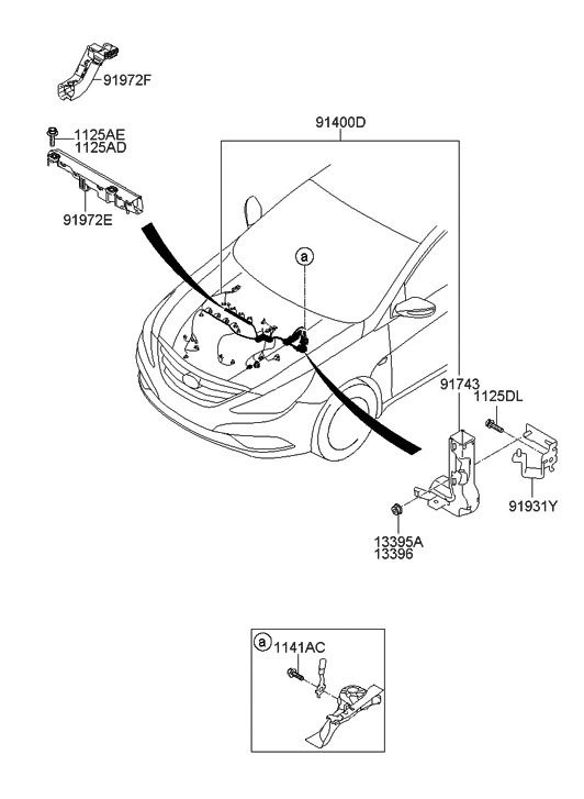 Hyundai 91931-3S010 Bracket-Manual Transmission Battery B