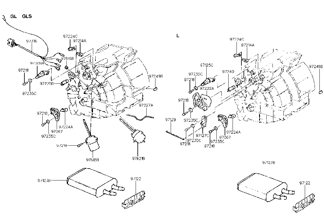 Hyundai 97307-22000 Harness & Block Assembly-Heater Control