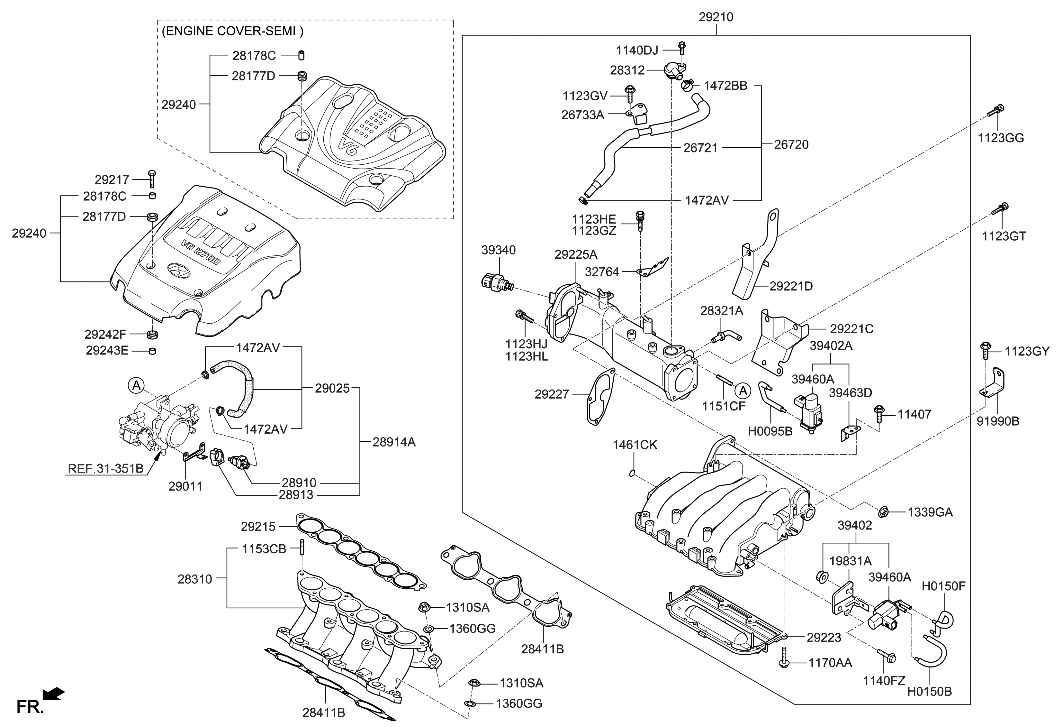 Hyundai 39440-37010 Bracket-Solenoid Valve