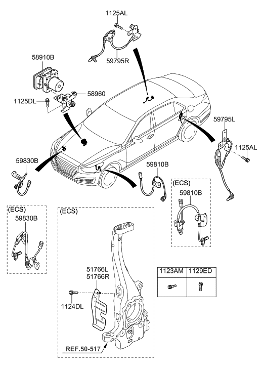 Hyundai 58920-D2840 Hydraulic Unit Assembly