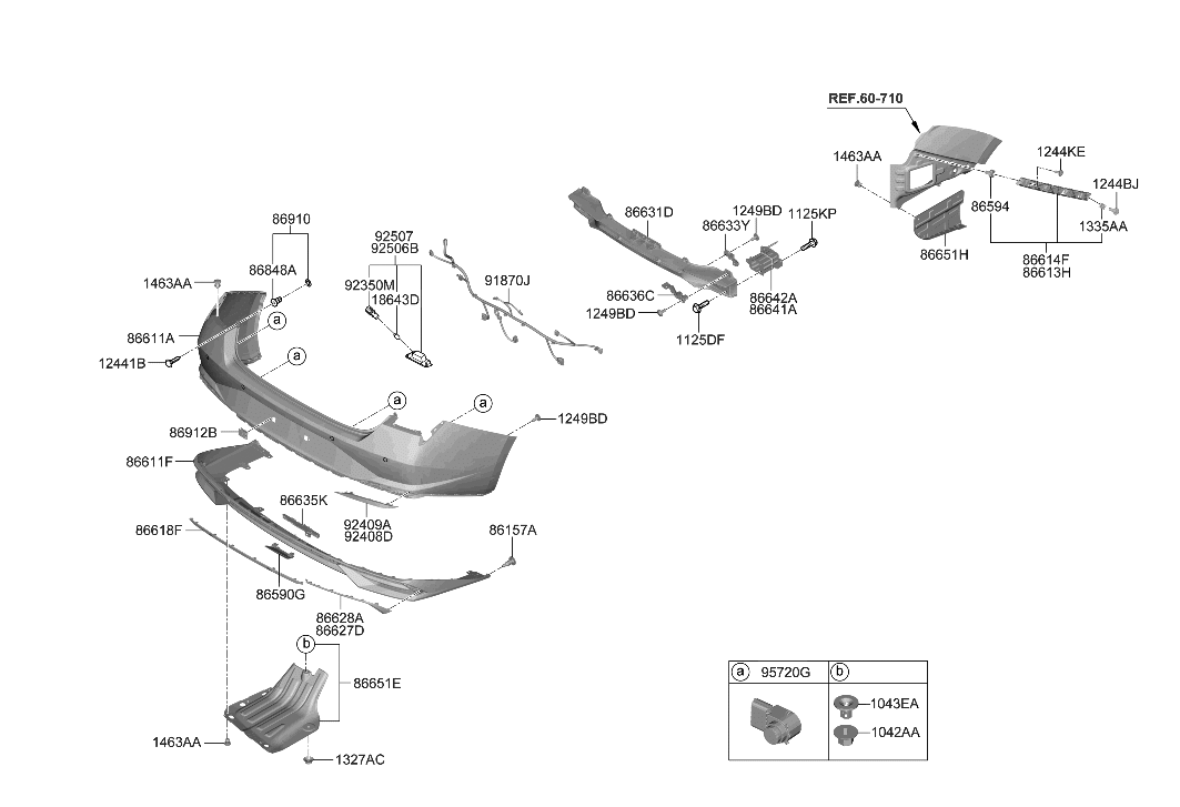 Hyundai 99310-AA100-A5G Ultrasonic Sensor Assembly-P.A.S