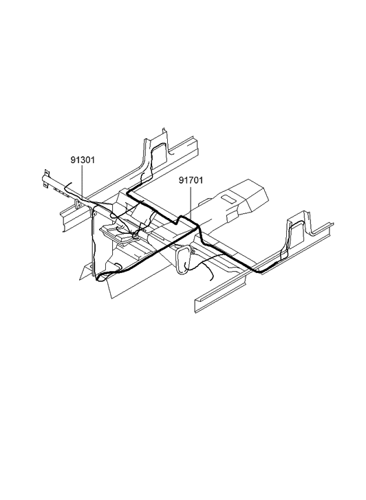 Hyundai 91300-3D250 Wiring Assembly-Instrument