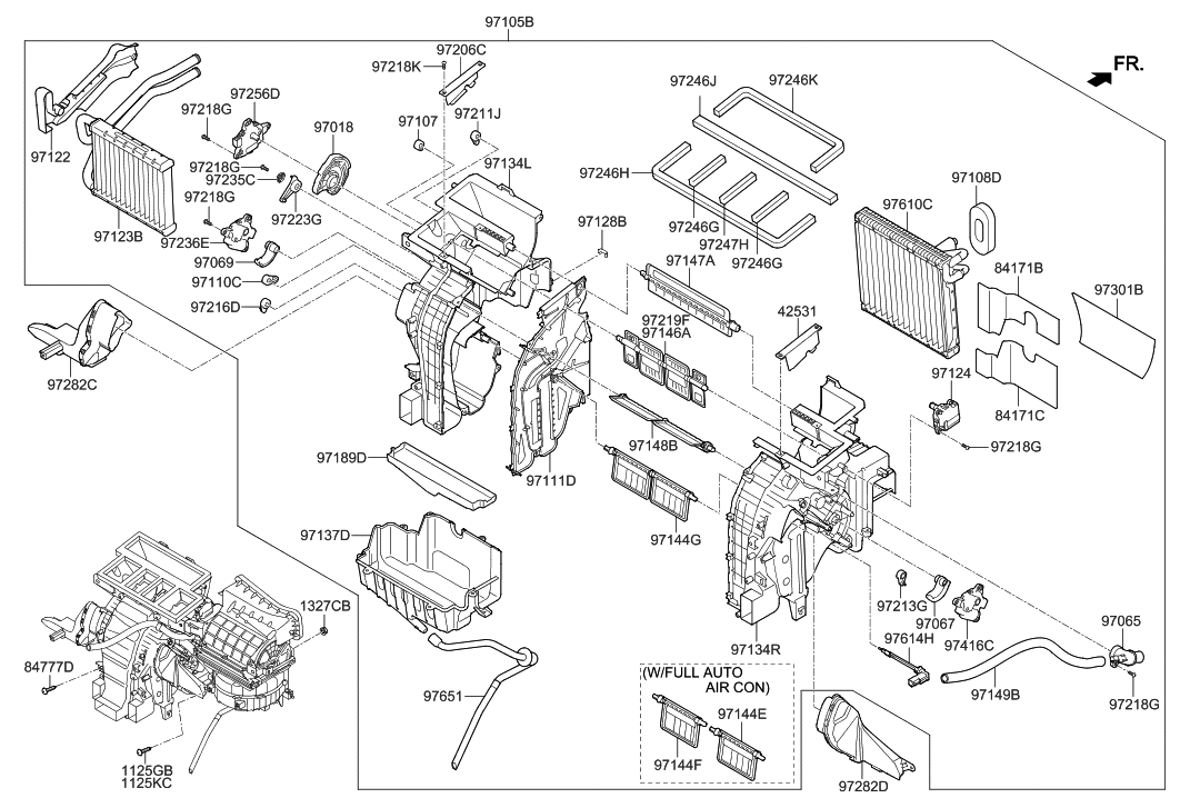 Hyundai 97145-3XAA0 Door Assembly-Temperature