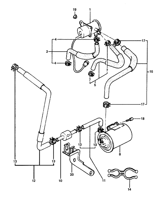 Hyundai 44830-21500 Hose Assembly-Vacuum