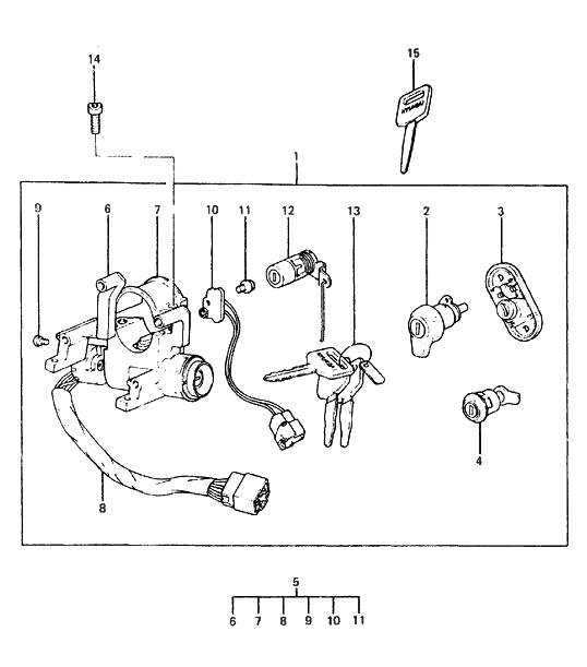 Hyundai 81919-11400 Bolt-Safety Lock