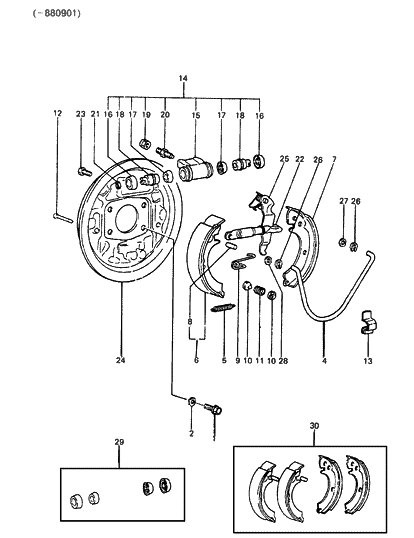 Hyundai 58345-21300 Adjuster-Brake Shoe,LH