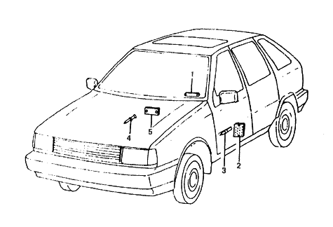 Hyundai 86461-14210 Plate-Cib Label