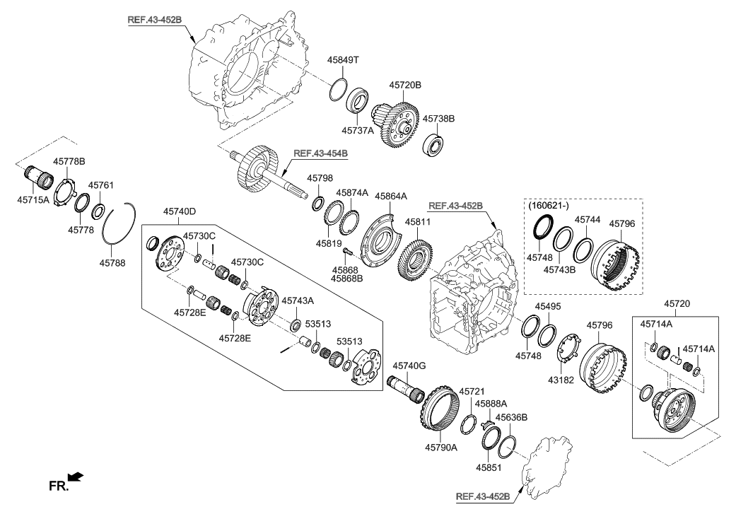 Hyundai 45780-3B671 Gear-Annulus