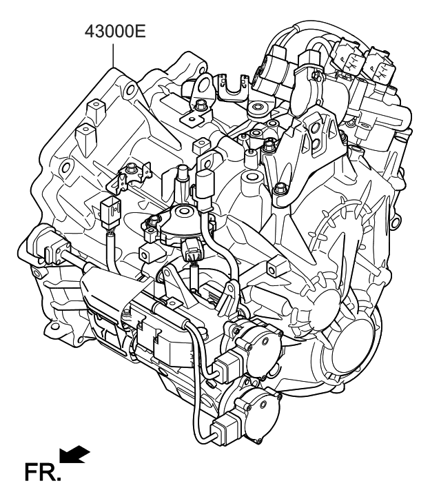 Hyundai 43000-2B000 Transmission Assembly-DCT