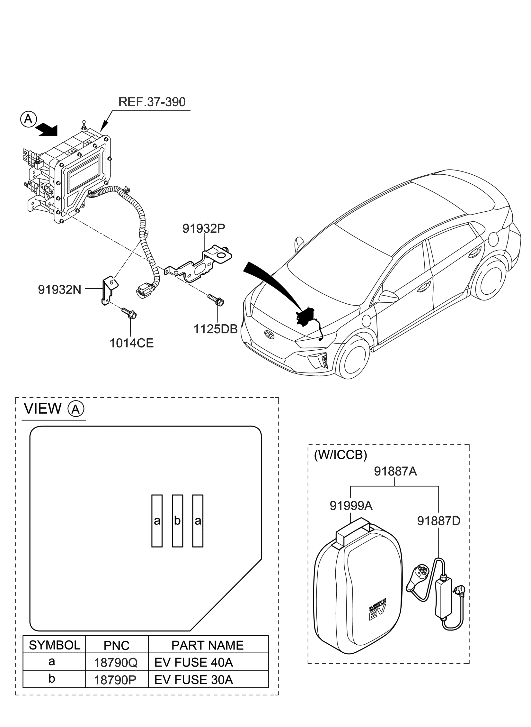 Hyundai 91999-G7500 Bag-Cable