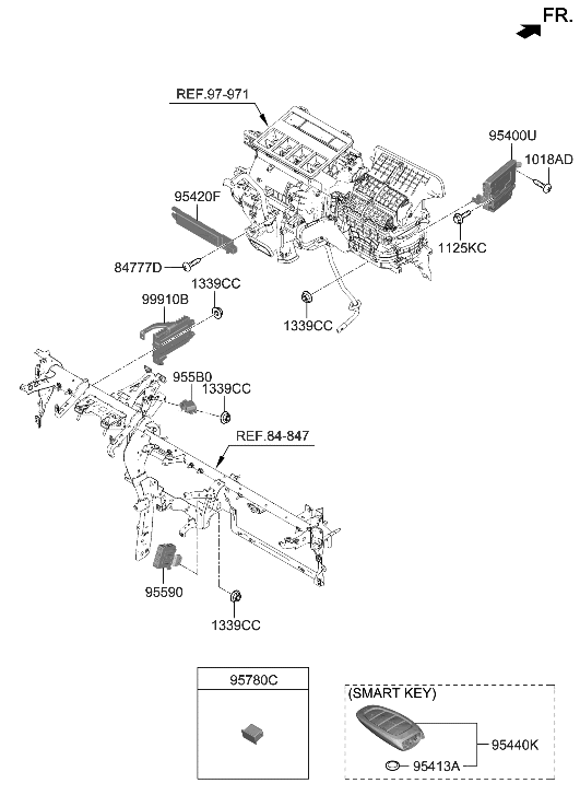 Hyundai 95400-CL971 UNIT ASSY-IBU