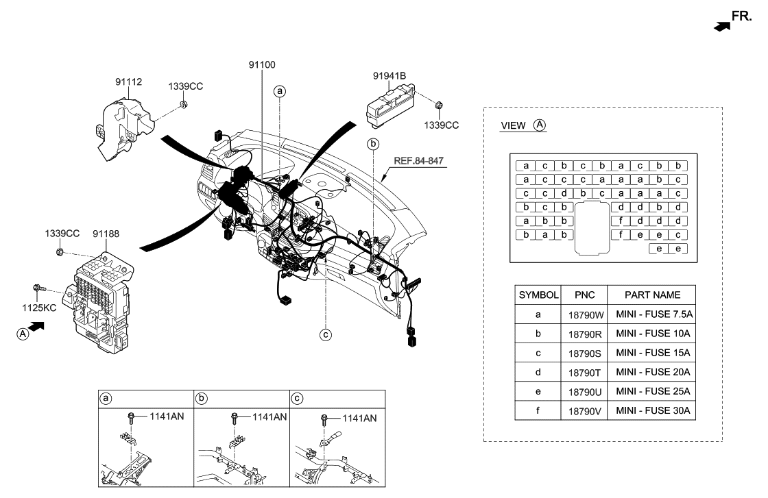 Hyundai 91170-D3280 Wiring Assembly-Main