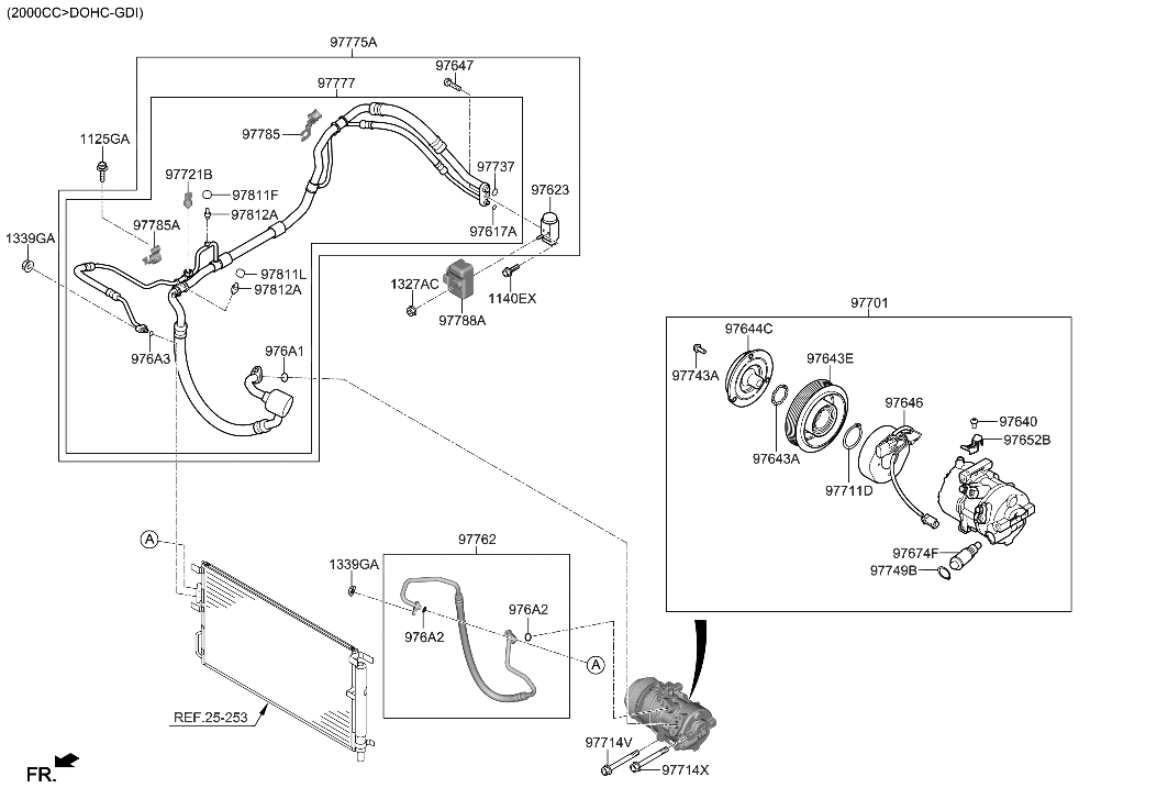 Hyundai 97777-D3890 Tube Assembly-Suction & Liquid