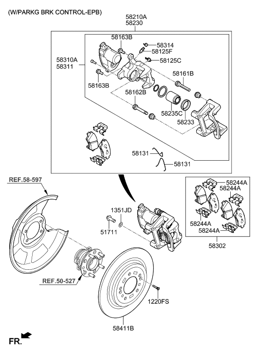 Hyundai 58244-3Z000 Spring-Pad