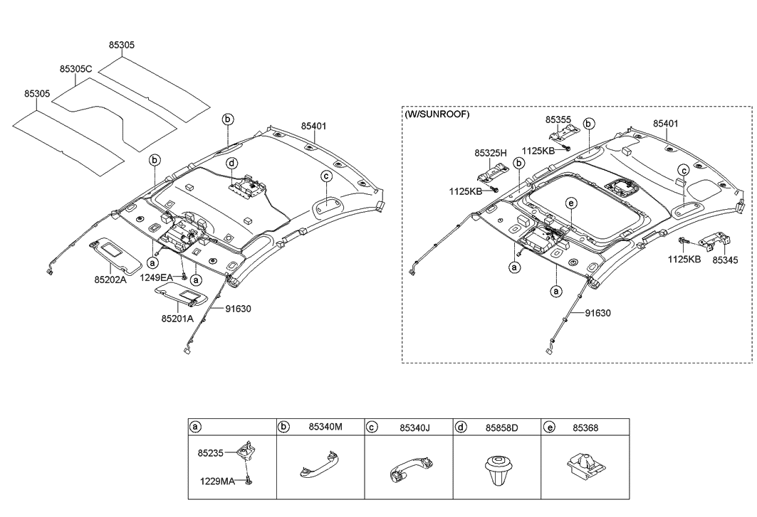 Hyundai 91800-1R112 Wiring Assembly-Roof