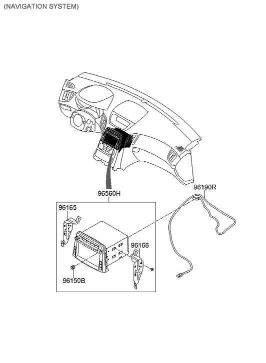 Hyundai 96198-2M700 Cable Assembly-Usb