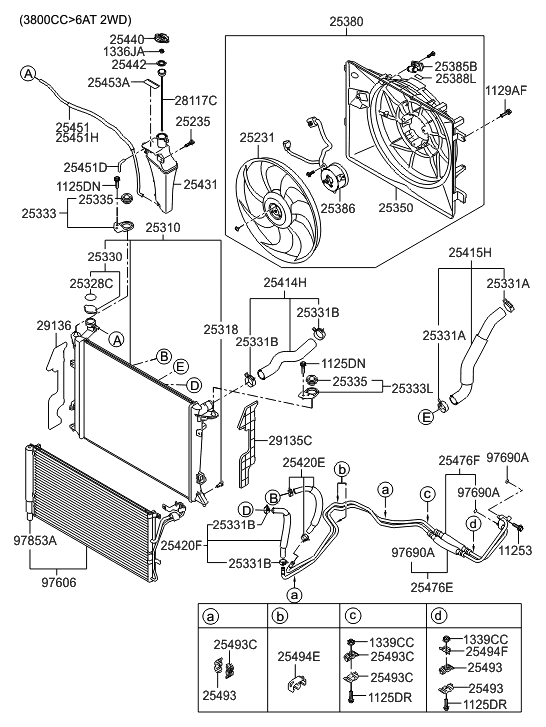 Hyundai 25495-2M000 Clip-Tube Mounting