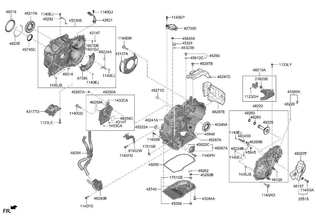 Hyundai 48230-2H300 Housing Assembly-Converter