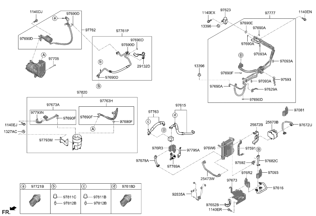 Hyundai 97615-GI100 SENSOR ASSY