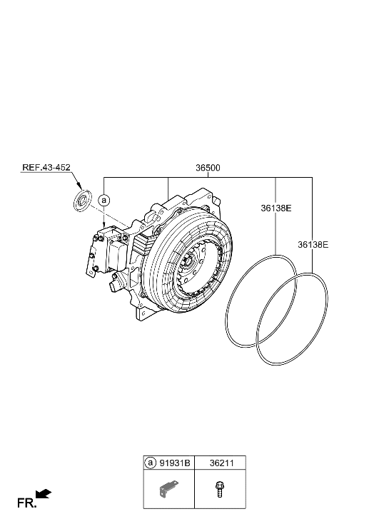 Hyundai 36548-3D000 O-Ring