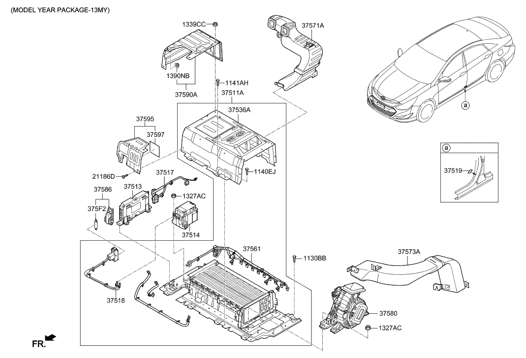Hyundai 37518-4R001 Safety Plug Assembly-Female