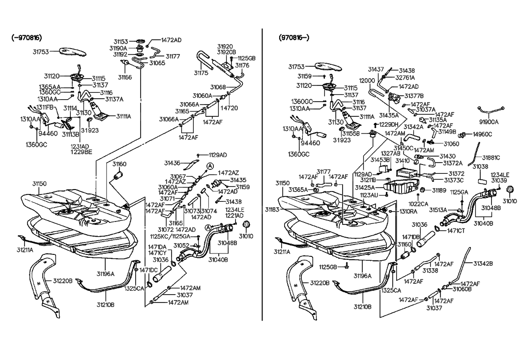 Hyundai 31377-29980 Hose-3 Way Connect To 2 Way Valve