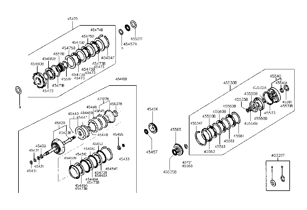 Hyundai 45555-34110 Spring-Return