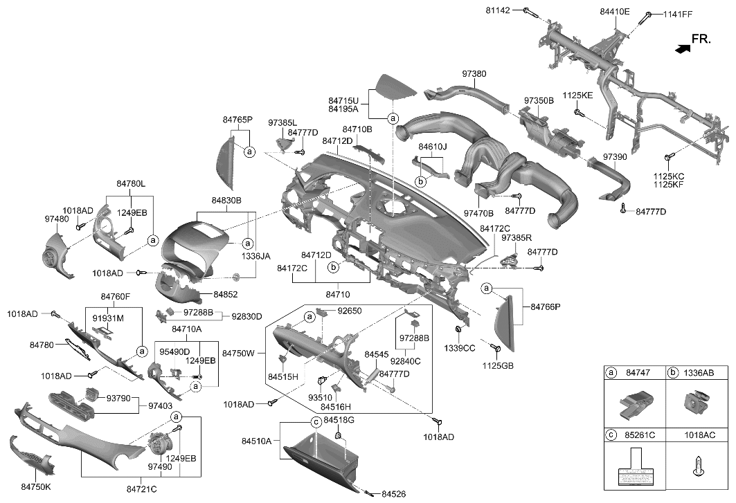 Hyundai 97480-J9AA0-MPP DUCT ASSY-SIDE AIR VENT,LH