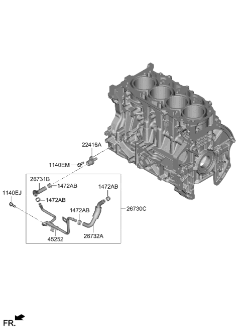 2022 Hyundai Santa Cruz Rocker Cover Diagram 2