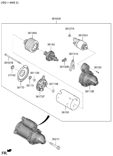 2023 Hyundai Sonata Starter Diagram 2