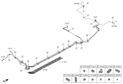 2023 Hyundai Sonata Fuel Line Diagram 3