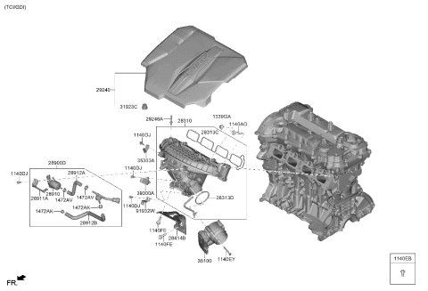 2023 Hyundai Sonata Intake Manifold Diagram 2