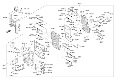 2023 Hyundai Sonata Transmission Valve Body Diagram 2