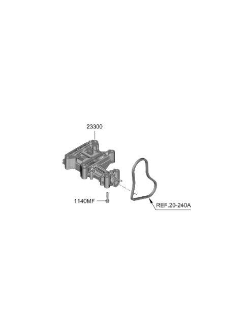 2023 Hyundai Sonata Balancer Belt Train Diagram