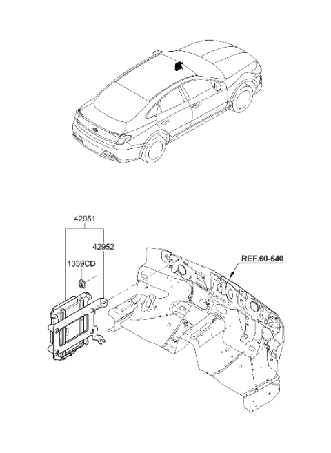 2023 Hyundai Sonata Transaxle Case-Manual Diagram 2
