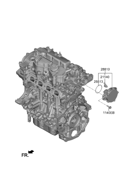 2023 Hyundai Sonata Vacuum Pump Diagram