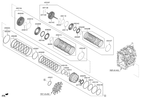 2023 Hyundai Sonata Transaxle Clutch - Auto Diagram