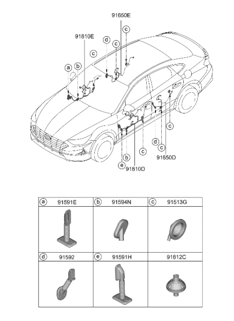 2023 Hyundai Sonata Door Wiring Diagram