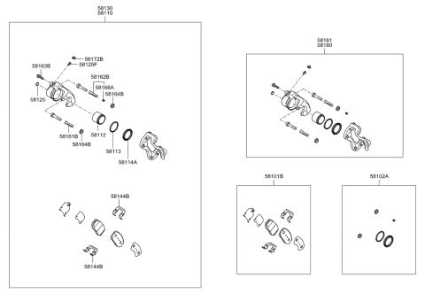 2006 Hyundai Elantra New Body Style (Produced After OCT.31.2006) Front Axle Diagram 1