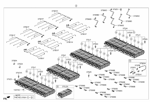 2023 Hyundai Ioniq 6 High Voltage Battery System Diagram 4