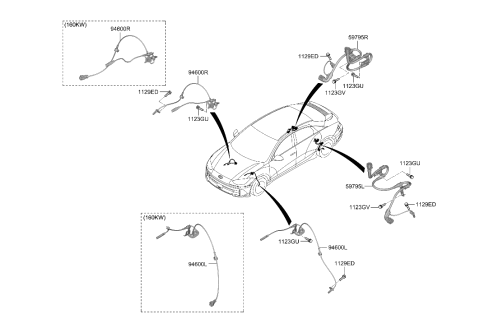 2023 Hyundai Ioniq 6 Hydraulic Module Diagram