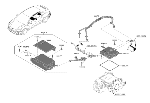 2023 Hyundai Ioniq 6 Electronic Control Diagram 2