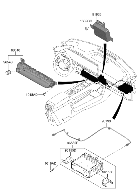 2023 Hyundai Ioniq 6 Information System Diagram