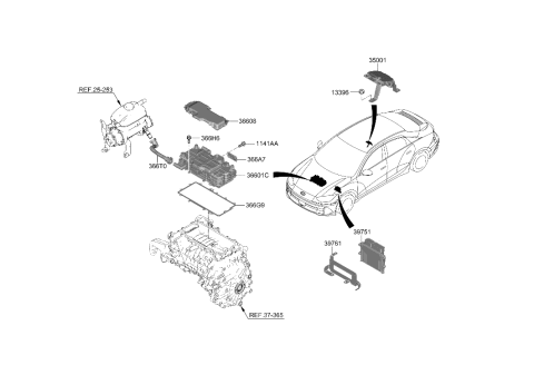2023 Hyundai Ioniq 6 Electronic Control Diagram 1