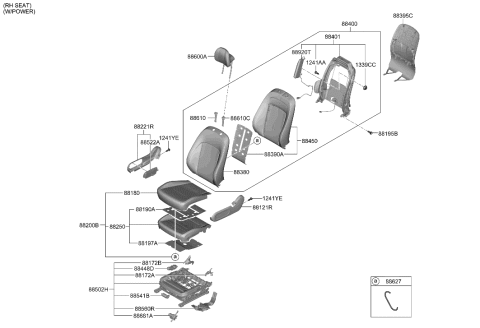 2023 Hyundai Ioniq 6 Front Seat Diagram 2