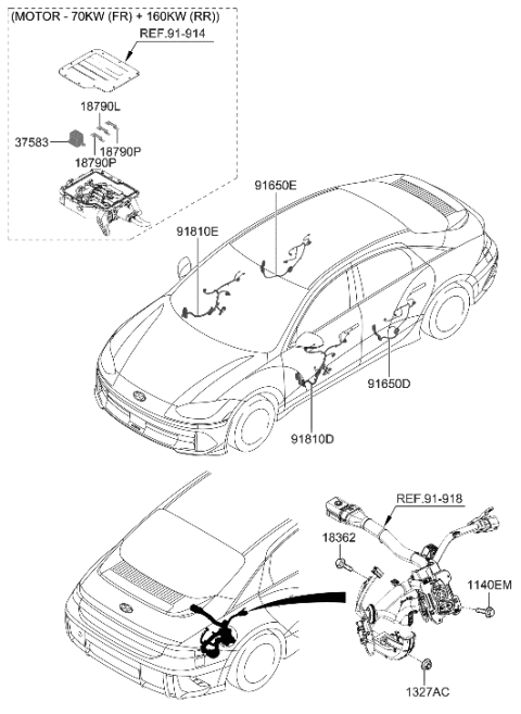 2023 Hyundai Ioniq 6 Door Wiring Diagram
