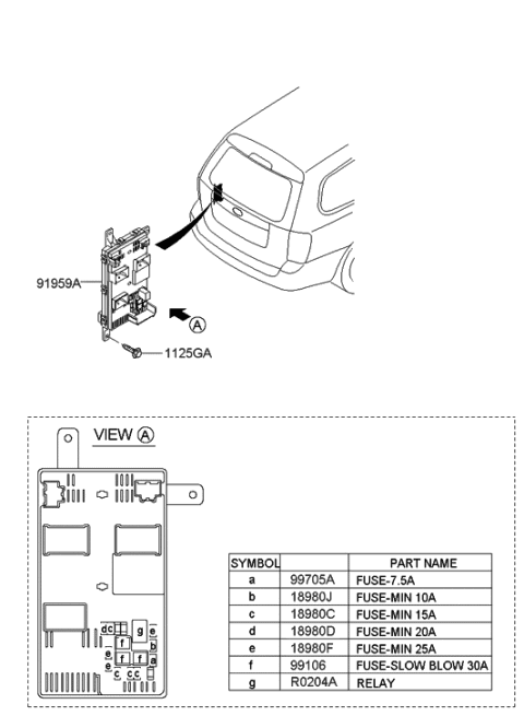 2007 Hyundai Entourage Floor Wiring Diagram 2