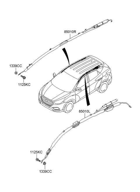 2014 Hyundai Tucson Air Bag System Diagram 2