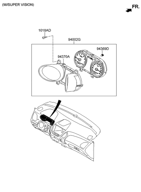 2014 Hyundai Tucson Instrument Cluster Diagram 2