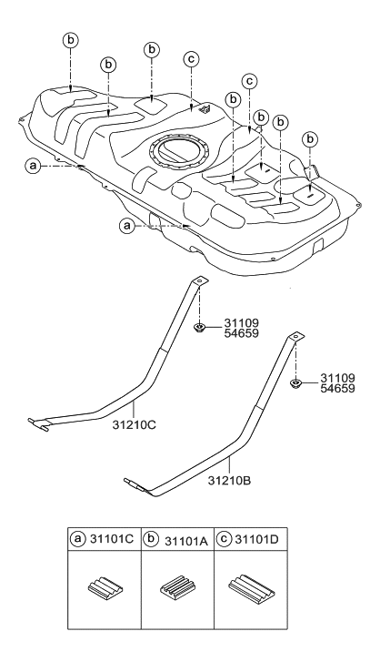 2014 Hyundai Elantra GT Fuel System Diagram 2